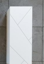 Шкаф навесной Бриклаер Кристалл 90 белый