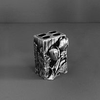 Подставка для зубных щеток ART&MAX Tulip AM-0082B-T серебро