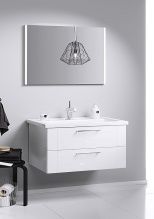 Мебель для ванной Aqwella Манчестер 80 белая подвесная