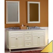 Тумба Tessoro Sole 165 ивори с золотом