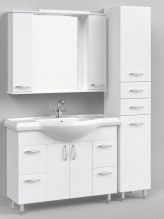 Мебель для ванной Vod-ok Колумбия 105 белая