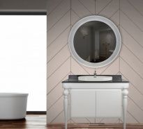 Тумба Tessoro Miro 90 подвесная (2 ножки) белая