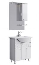 Мебель для ванной Aqwella Барселона 75 с бельевой корзиной