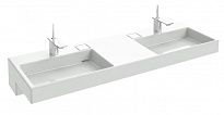 Двойная раковина на собственной опоре с подсветкой Jacob Delafon Terrace EXA9112-00 150 см