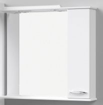 Зеркало-шкаф Vod-ok Колумбия 85 R белый