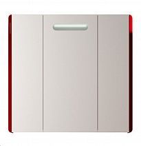 Зеркало-шкаф Vod-ok Флорена 90 красный