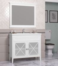 Мебель для ванной Opadiris Палермо 100 белая матовая