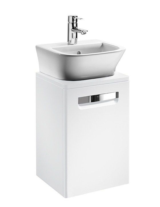 Тумба с раковиной Roca Gap 45 белая, глянец