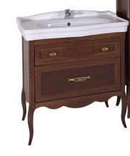 Тумба с раковиной ASB-Woodline Модерн 85 антикварный орех