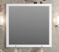 Зеркало Opadiris Омега 85 белое матовое