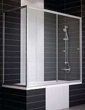 Шторка для ванны Vegas Glass ZV+ZVF 160*90 01 01 белый, прозрачное