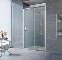 Душевое ограждение Vegas Glass ZP 0110 09 01 профиль золотой, стекло прозрачное
