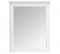 Зеркало ASB-Woodline Венеция 70 белое, патина серебро