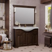 Мебель для ванной Opadiris Риспекто 120 орех антикварный