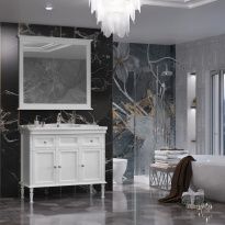 Мебель для ванной Opadiris Кантара 105 белая матовая