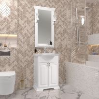 Мебель для ванной Opadiris Риспекто 55 белая матовая