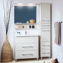 Мебель для ванной Бриклаер Чили 80 светлая лиственница