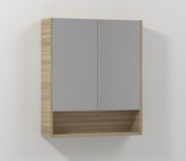 Зеркало-шкаф Vod-Ok Грейс 70 кокоболо натуральный