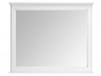 Зеркало ASB-Woodline Венеция 100 белое, патина серебро