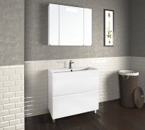 Мебель для ванной Vod-ok Аббат 90 белая