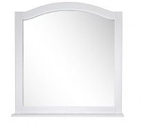 Зеркало ASB-Woodline Модерн 90 белое, патина серебро