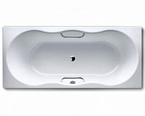 Стальная ванна Kaldewei Novola Duo Star 257 с ручками и покрытием easy-clean (180*80) 