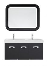 Мебель для ванной Vod-ok Астрид 120 с 1 ящиком черная