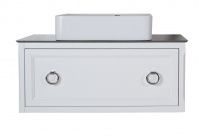 Тумба с раковиной ASB-Woodline Рома 100 С белая