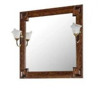 Зеркало Vod-ok Дубэлла 80 венге, со светильниками