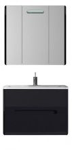 Мебель для ванной Vod-ok Флорена 80 чёрная