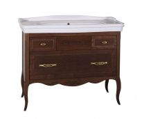 Тумба с раковиной ASB-Woodline Модерн 105 антикварный орех