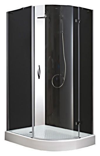 Душевой уголок Cezares Bergamo RH1 120/100 P Cr R