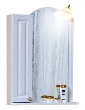 Зеркало-шкаф Бриклаер Анна 60 белый, левый