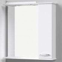 Зеркало-шкаф Vod-ok Колумбия 75 R белый