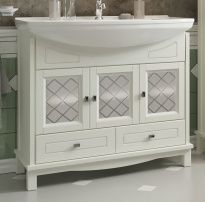 Тумба с раковиной Opadiris Омега 85 слоновая кость