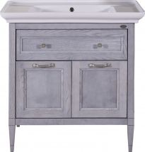 Тумба с раковиной ASB-Woodline Гранда 85 grigio