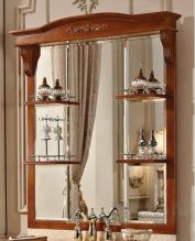 Зеркало Tessoro Medici 100 темный орех