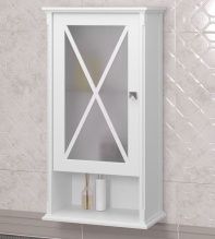 Шкаф подвесной Opadiris Палермо 46 L белый матовый