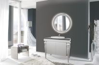 Тумба Tessoro Miro 110 напольная (4 ножки) белая