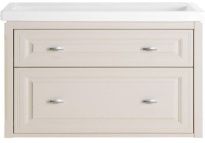 Тумба с раковиной ASB-Woodline Кастелло 100 бежевая