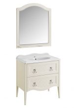 Мебель для ванной ASB-Woodline Верано 80 бежевая