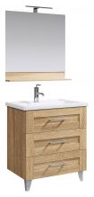 Мебель для ванной Aqwella Фостер 80 дуб сонома напольная