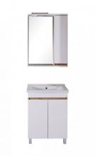 Мебель для ванной ASB-Mebel Марко 60-2.0 белый/дуб золотой