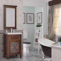 Мебель для ванной Opadiris Палермо 50 R светлый орех