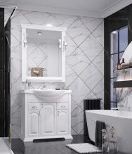 Мебель для ванной Opadiris Риспекто 85 белая матовая