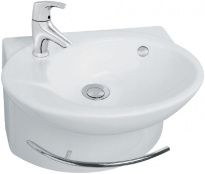 Раковина с единым полупьедесталом Jacob Delafon Presquile E1337-00 45 см