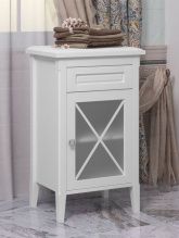 Комод Opadiris Палермо 50 R 50 белый матовый