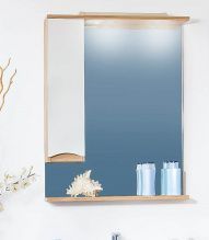 Зеркало-шкаф Бриклаер Токио 60 L светлая лиственница