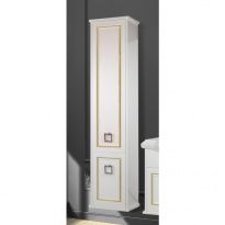 Колонка Tessoro Foster 38 подвесная, белая с патиной золото, левая