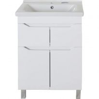 Тумба с раковиной ASB-Mebel Бари 60-2.2 белая